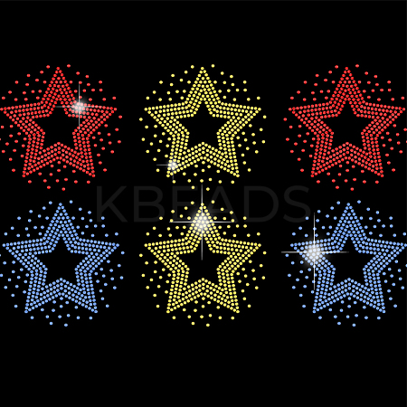 Glass Hotfix Rhinestone DIY-WH0609-025-1