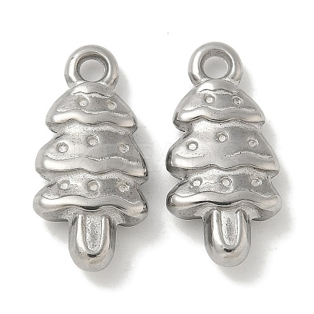 Anti-Tarnish 304 Stainless Steel Pendants STAS-Q334-10P-1