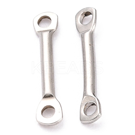 Tarnish Resistant 201 Stainless Steel Links Connectors STAS-B011-01C-P-1