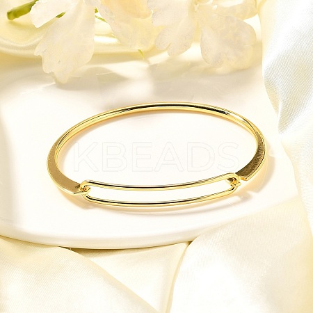 Brass Bangles LS-BJEW-K153-02G-1