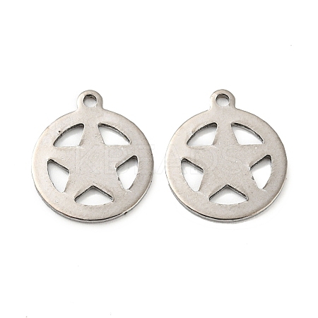 Non-Tarnish 201 Stainless Steel Charms STAS-Z049-02P-1