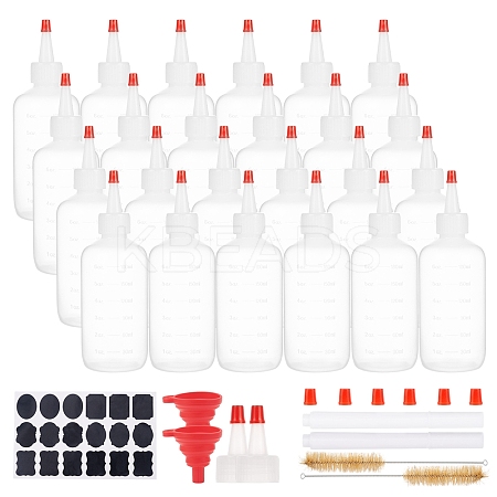 Plastic Graduated Squeeze Bottles AJEW-BC0001-02B-1