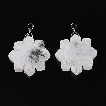Natural Quartz Crystal Pendants G-T144-12A-1