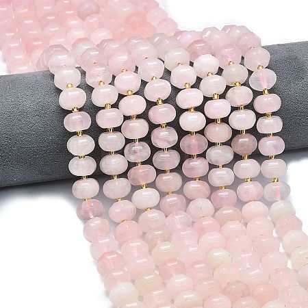 Natural Rose Quartz Beads Strands LS-G-P573-B16-01-1