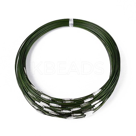 201 Stainless Steel Wire Necklace Cord SW001-2-1