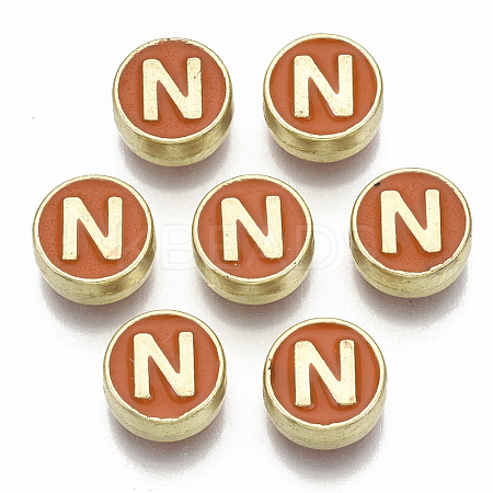 Alloy Enamel Beads LS-X-ENAM-S122-028N-NR-1