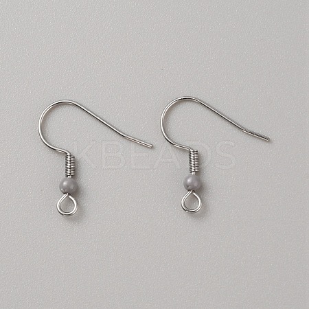 304 Stainless Steel Earring Hooks LS-STAS-WH0027-64P-11-1