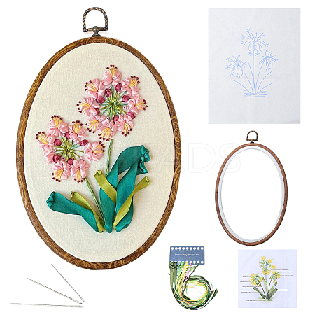 DIY Embroidery Beginner Kits DIY-WH20063-006D-1