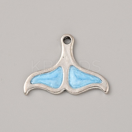 Ocean Theme Alloy Enamel Pendants LS-ENAM-CJC0022-14G-AS-1