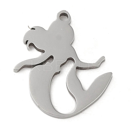 Non-Tarnish 5Pcs 201 Stainless Steel Pendants STAS-B064-19P-1