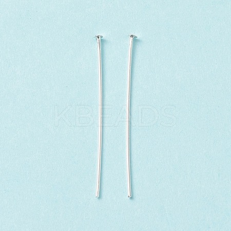 Brass Flat Head Pins KK-WH0058-03C-S-1