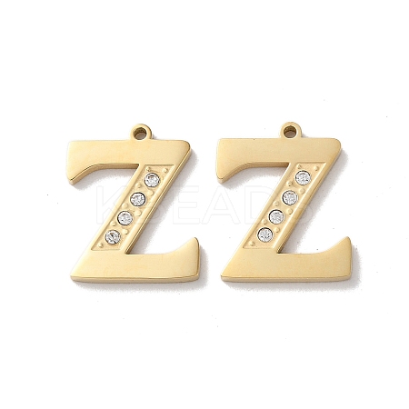 Real 14K Gold Plated 304 Stainless Steel Pendants STAS-L022-157G-Z-1