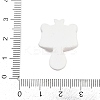 BurlyWood Opaque Panda Resin Cabochons CRES-P037-02D-3
