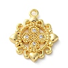 Brass Micro Pave Cubic Zirconia Pendants LS-KK-S513-06B-G-1