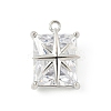 Brass Micro Pave Cubic Zirconia Pendants KK-M326-21P-1