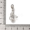 Rack Plating Alloy Crystal Rhinestone European Dangle Charms PALLOY-P307-16P-3
