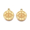 Ion Plating(IP) 304 Stainless Steel Pendant Rhinestone Settings STAS-T064-38G-2