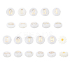 22Pcs 10 Style Natural Freshwater Shell Beads SHEL-AR0001-04-1