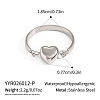 304 Stainless Steel Finger Rings for Women IM3958-3-1