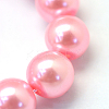 Baking Paint Pearlized Glass Pearl Round Bead Strands HY-Q003-12mm-53-3