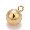 Brass Ball Charms X-KK-M229-74G-2