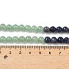 Chakra Natural Red Jasper & Yellow Jade & Green Aventurine & Tiger Eye & Sodalite & Amethyst Beads Strands G-NH0002-E02-6mm-6