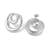 Non-Tarnish 304 Stainless Steel Stud Earrings for Women EJEW-S227-28P-2