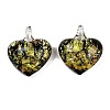 Lampwork Pendants FOIL-K003-02D-1