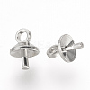 Brass Cup Pearl Peg Bails Pin Pendants X-KK-R071-10P-3