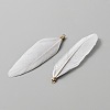 Feather Big Pendants FIND-WH0143-94N-2
