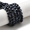 Electroplate Glass Beads Strands EGLA-D019-35A-2