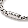 Tarnish Resistant 201 Stainless Steel Box Chain Bracelets for Women LS-BJEW-R318-03C-P-3