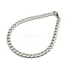 Tarnish Resistant 304 Stainless Steel Curb Chain/Twisted Chain Bracelet Making LS-STAS-A028-B122P-1