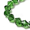 Half-Handmade Transparent Glass Beads Strands GB6MM-3