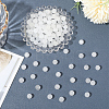 120Pcs Round Natural White Jade Beads G-PA0001-07B-3