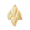 Ion Plating(IP) 304 Stainless Steel Pendants STAS-F282-17G-2