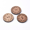 2-Hole Wooden Sewing Buttons X-WOOD-S037-053-1