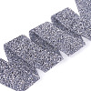 Glitter Resin Hotfix Rhinestone(Hot Melt Adhesive On The Back) OCOR-TA0002-01-40mm-2