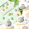 12Pcs 6 Styles 304 Stainless Steel Pendants STAS-CJ0002-88-3