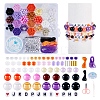 1 Set Halloween Theme DIY ABS & Acrylic Beads Bracelets Making Kits DIY-TAG0001-07-1