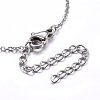 304 Stainless Steel Pendant Necklaces NJEW-H496-03B-4