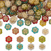 160Pcs 8 Colors Transparent Acrylic Beads TACR-ME0001-04-1