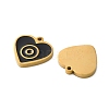 Ion Plating(IP) 304 Stainless Steel Enamel Charms STAS-M102-46G-2