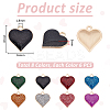 48Pcs 8 Colors Zinc Alloy Pendants ENAM-UN0001-33-2