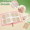 6-Ring Loose Leaf Zipper Book Covers AJEW-WR0002-44-3