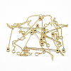 Brass Cable Chain Big Pendants LS-KK-T032-155G-2