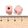Spray Painted Wooden Beads WOOD-P021-01C-25-3