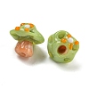Handmade Bumpy Lampwork Beads LAMP-S067-01E-1