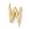 304 Stainless Steel Letter Connector Charms STAS-M108-01G-23-1