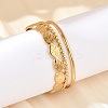 304 Stainless Steel Cuff Bangles for Women BJEW-B120-04G-03-2